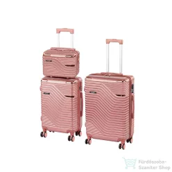 Leziter TraveLux Urban XV gurulós bőrönd szett rosegold LTRUBS-XV-RG