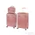 Leziter TraveLux Urban XVII gurulós bőrönd szett rosegold LTRUBS-XVII-RG