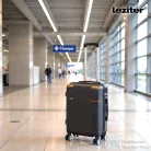 Leziter TraveLux Urban XVIII gurulós bőrönd szett fekete LTRUBS-XVIII-BL