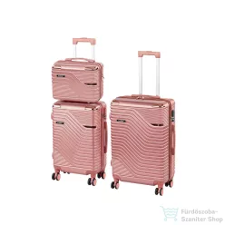 Leziter TraveLux Urban XVIII gurulós bőrönd szett rosegold LTRUBS-XVIII-RG