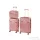 Leziter TraveLux Urban XVIII gurulós bőrönd szett rosegold LTRUBS-XVIII-RG