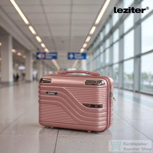 Leziter TraveLux Urban XVIII gurulós bőrönd szett rosegold LTRUBS-XVIII-RG