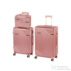 Leziter TraveLux Urban XX gurulós bőrönd szett rosegold LTRUBS-XX-RG
