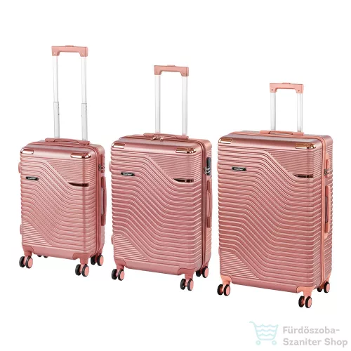 Leziter TraveLux Urban XXI gurulós bőrönd szett rosegold LTRUBS-XXI-RG