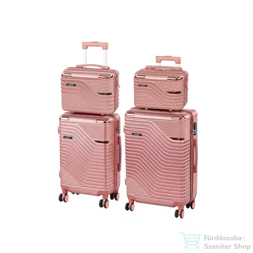 Leziter TraveLux Urban XXII gurulós bőrönd szett rosegold LTRUBS-XXII-RG