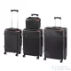 Leziter TraveLux Urban XXIV gurulós bőrönd szett fekete LTRUBS-XXIV-BL