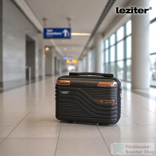 Leziter TraveLux Urban XXIV gurulós bőrönd szett fekete LTRUBS-XXIV-BL