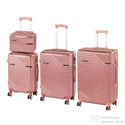 Leziter TraveLux Urban XXIV gurulós bőrönd szett rosegold LTRUBS-XXIV-RG