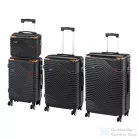Leziter TraveLux Urban XXV gurulós bőrönd szett fekete LTRUBS-XXV-BL