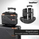 Leziter TraveLux Urban XXV gurulós bőrönd szett fekete LTRUBS-XXV-BL