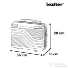 Leziter TraveLux Urban XXXXXII gurulós bőrönd szett fekete LTRUBS-XXXXXII-BL