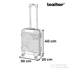 Leziter TraveLux Urban XXXXXII gurulós bőrönd szett fekete LTRUBS-XXXXXII-BL