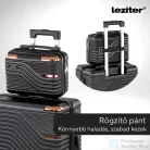 Leziter TraveLux Urban XXXXXII gurulós bőrönd szett fekete LTRUBS-XXXXXII-BL