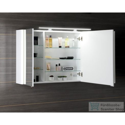 Sapho LUCIE tükrösszekrény, LED világítással, 126x70x17cm, fehér (LU125-0030)