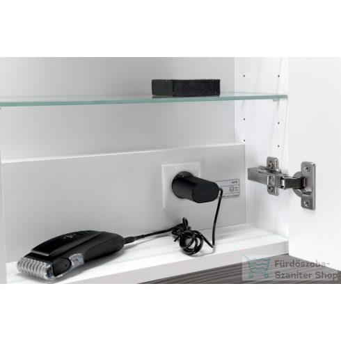 Sapho LUCIE tükrösszekrény, LED világítással, 126x70x17cm, fehér (LU125-0030)