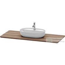   Duravit LUV 1388x595 mm-es pult kivágással, American Walnut Solid Wood LU946107777