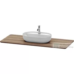   Duravit LUV 1388x595 mm-es pult kivágással, American Walnut Solid Wood LU946107777