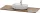 Duravit LUV 1388x595 mm-es pult kivágással, American Walnut Solid Wood LU946107777