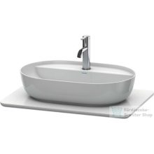   Duravit LUV 688x475 mm-es kvarckő pult kivágással, Quartz Stone White Structure LU946501717