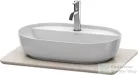 Duravit LUV 688x475 mm-es kvarckő pult kivágással, Quartz Stone Sand Structure LU946502525