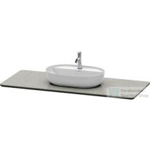   Duravit LUV 1388x595 mm-es kvarckő pult kivágással, Quartz Stone Grey Structure LU946603333