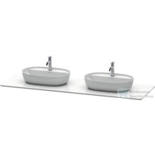   Duravit LUV 1783x 595 mm-es pult 2 kivágással, Quartz Stone White Structure LU9467B1717
