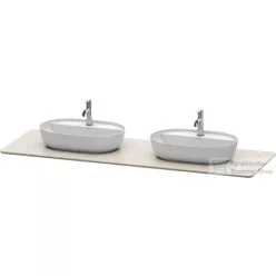   Duravit LUV 1783x 595 mm-es pult 2 kivágással, Quartz Stone Sand Structure LU9467B2525