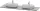 Duravit LUV 1783x 595 mm-es pult 2 kivágással, Quartz Stone Grey Structure LU9467B3333