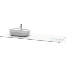   Duravit LUV 1783x 595 mm-es pult 1 db bal oldali kivágással, Quartz Stone White Structure LU9468L1717