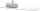 Duravit LUV 1783x 595 mm-es pult 1 db bal oldali kivágással, Quartz Stone White Structure LU9468L1717
