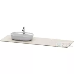   Duravit LUV 1783x 595 mm-es pult 1 db bal oldali kivágással, Quartz Stone Sand Structure LU9468L2525