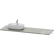   Duravit LUV 1783x 595 mm-es pult 1 db bal oldali kivágással, Quartz Stone Grey Structure LU9468L3333