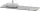 Duravit LUV 1783x 595 mm-es pult 1 db bal oldali kivágással, Quartz Stone Grey Structure LU9468L3333