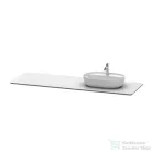 Duravit LUV 1783x 595 mm-es pult 1 db jobb oldali kivágással, Quartz Stone White Structure LU9468R1717