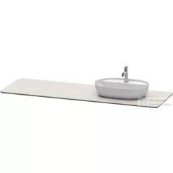   Duravit LUV 1783x 595 mm-es pult 1 db jobb oldali kivágással, Quartz Stone Sand Structure LU9468R2525