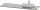 Duravit LUV 1783x 595 mm-es pult 1 db jobb oldali kivágással, Quartz Stone Grey Structure LU9468R3333