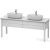 Duravit LUV 1733x570 mm-es 2 fiókos alsószekrény mosdópulthoz,White Satin Matt Lacquer LU9562B3636