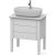 Duravit LUV 638x450 mm-es 2 fiókos alsószekrény mosdópulthoz,White Satin Matt Lacquer LU956503636