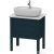 Duravit LUV 638x450 mm-es 2 fiókos alsószekrény mosdópulthoz,Night Blue Satin Matt Lacquer LU956509898