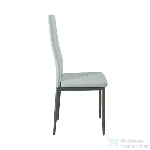 Leziter Mezza 4+1 étkező garnitúra fehér-szürke LUA120B_DA258WG_4