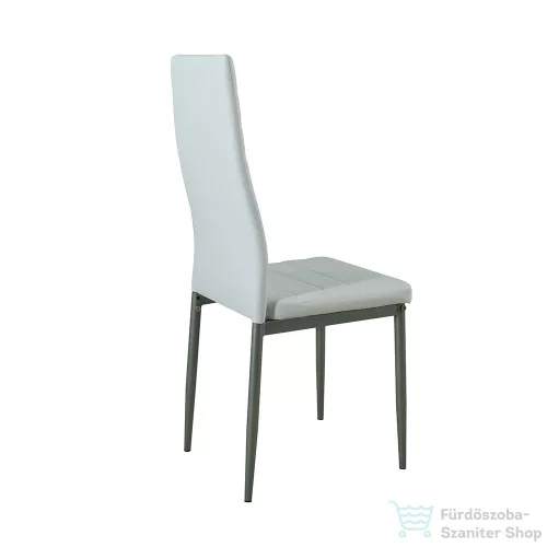 Leziter Mezza 4+1 étkező garnitúra fehér-szürke LUA120B_DA258WG_4