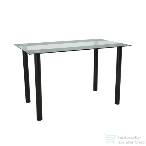 Leziter Mezza 4+1 étkező garnitúra fekete-fekete LUA120B_MDC-001-Black_4