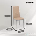 Leziter Mateo 4+1 étkező garnitúra bézs-szürke LUA120W_DA258BEG_4