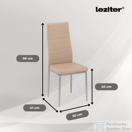 Leziter Mateo 4+1 étkező garnitúra bézs-szürke LUA120W_DA258BEG_4
