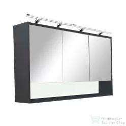   Leziter Luna 120 felső tükrös szekrény, antracit LUNA120FANT