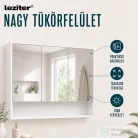 Leziter Luna 120 felső tükrös szekrény winston tölgy LUNA120FWT