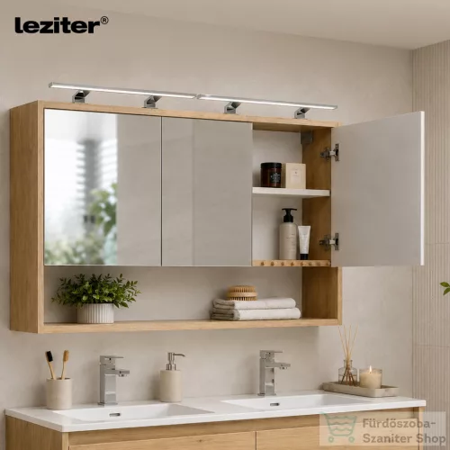 Leziter Luna 120 felső tükrös szekrény winston tölgy LUNA120FWT