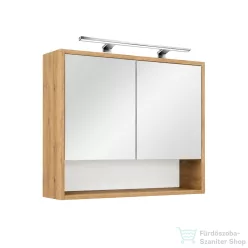 Leziter Luna 80 felső tükrös szekrény winston tölgy LUNA80FWT