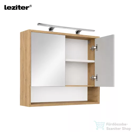 Leziter Luna 80 felső tükrös szekrény winston tölgy LUNA80FWT