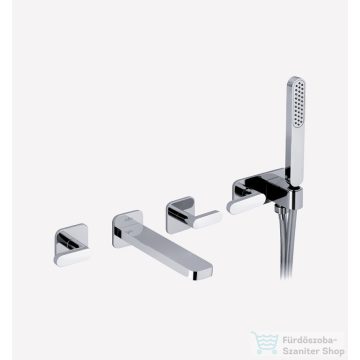   Webert Living falsík alatti kádcsaptelep, komplett, króm színben LV720901.015